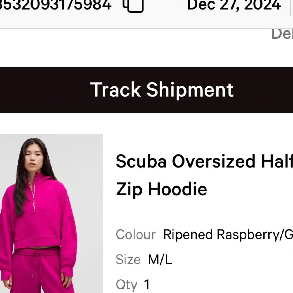 Women's Ripened Raspberry LuLuLemon Set - Picture 2 of 3